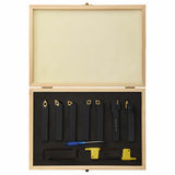 146719 12 Pieces Indexable Turning Tool Set 16x16 mm 100 mm