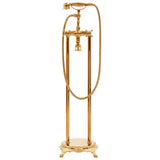 Freestanding Bathtub Faucet Stainless Steel 99.5 cm Gold 145095
