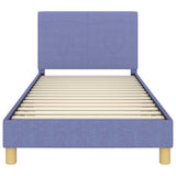 Children's Bed Frame with Headboard Jeans Blue 90 x 200 cm 42011003