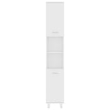 3 Piece Bathroom Furniture Set White Engineered Wood 3056952