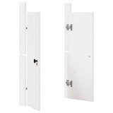 Kitchen Door MEPPEL 2 pcs White 50 x 9 x 82 cm Solid Pine wood 868172