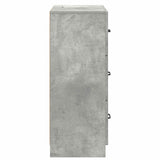 Drawer Cabinet Concrete Grey 66 x 34.5 x 87 cm Engineered Wood 895758
