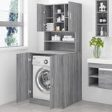Washing Machine Cabinet Grey Sonoma Engineered Wood 3120183