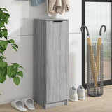 Shoe Cabinet Grey Sonoma 30x35x100 cm Engineered Wood 817106