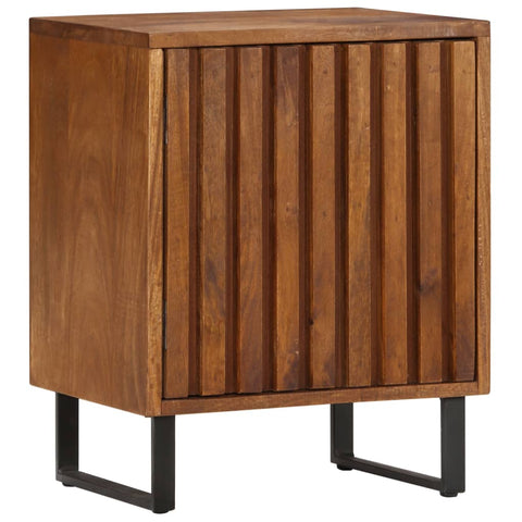 ZNTS Bedside Cabinet 40x30x50 cm Solid Mango Wood 247942