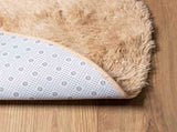 Shaggy Rug High Pile NAVARRA Beige 240x240 cm Polyester 4102925