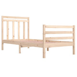 Bed Frame without Mattress 90x200 cm Solid Wood 3105300