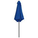 Garden Parasol with Aluminium Pole 270x246 cm Azure Blue 47351