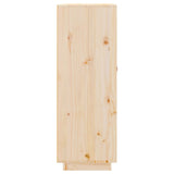 Wine Cabinet 45x34x100 cm Solid Wood Pine 821532