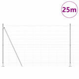 Welded Wire Fence with Concrete Base 25 x 1.5 m 3351521