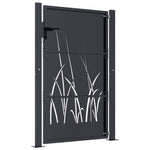 Garden Gate Anthracite 105x155 cm Steel Grass Design 153169