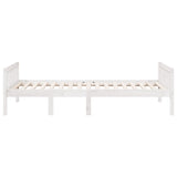 ZNTS Children's Bed without Mattress White 90x200 cm Solid Wood Pine 855028