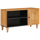 TV Units with Shelf Light Brown 80 x 33 x 46 cm Engineered wood 4018095