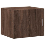 Slim Storage Cabinet Brown Oak 50x42.5x225 cm Engineered Wood 3281307