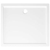 Rectangular ABS Shower Base Tray White 80x90 cm 148908