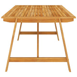 Garden Dining Set Brown Solid acacia wood Large Ergonomic 3095892