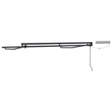 Electric Retractable Awning Frame Anthracite 2.5 x 2 m Steel 42024869