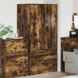 Bathroom Cabinet Smoked Oak 79.5 x 49 x 156 cm Engineered Wood 3406250