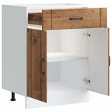 Kitchen Base Cabinet Lucca Old Wood Engineered Wood 853735