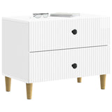 Bedside Cabinet with Drawer High Gloss White 62 x 34.5 x 48 cm 894549