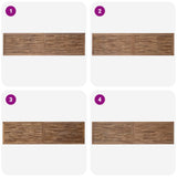 Bed Headboard Natural Solid Teak Wood 42024576