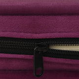 Dog Sofa Burgundy Plush, Solid Pinewood, Foam Medium Dog Sofa 171089