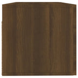 Wall Cabinet Brown Oak 100x36.5x35 cm Engineered Wood 817611