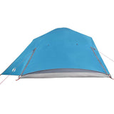 Camping Tent Dome 4-Person Blue Waterproof 94720