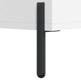 ZNTS Coffee Table White 90x50x40 cm Engineered Wood 829220