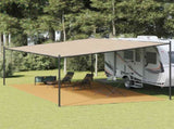 Tent Carpet Sand 400x800 cm HDPE 4002307