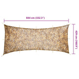 Camouflage Net with Storage Bag 844x429 cm Sand 4008261