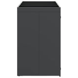 Wheelie Bin Storage for 3 Bins Anthracite 204 x 77.5 x 121.5 cm 3394774