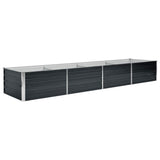 45729 Garden Raised Bed Anthracite 320x80x45 cm Galvanised Steel