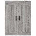 Highboard Grey Sonoma 69.5x34x180 cm Engineered Wood 3199559