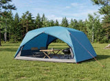Backpacking Tent Blue 2-Person 185T Polyester with PU Coating 42017410