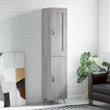 Highboard Grey Sonoma 34.5x34x180 cm Engineered Wood 3200111