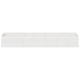 Planter 280x80x40 cm Stainless Steel 860763