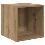TV Cabinet Set Wall-mounted 4 pcs Artisan Oak Engineered Wood 3393290