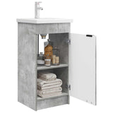 Bathroom Vanity with Sink Concrete Grey 42 x 40 x 84.5 cm 890087