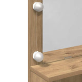 Dressing Table Artisan Oak 80 x 41 x 134.5 cm Engineered Wood 871538