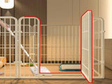 Dog Playpen Indoor Safe Play Dog Fence Heavy Duty Dog Pen for Small Medium Dogs 40848486