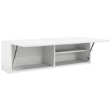 Bathroom Wall Cabinet White 100x25x30 cm Engineered Wood 860094