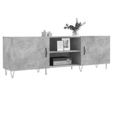 TV Cabinet Concrete Grey 150x30x50 cm Engineered Wood 829096