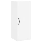 Highboard White 34.5x34x180 cm Engineered Wood 3198881