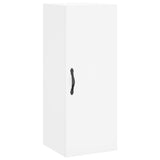 Highboard White 34.5x34x180 cm Engineered Wood 3199137