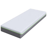 Mattress White and Grey 70 x 200 cm Pocket Spring 4106368