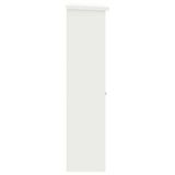 Parcel Drop Box with Storage White 44.5 x 29 x 110.5 cm Steel 874927