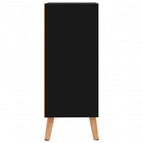 Sideboard High Gloss Black 60x30x72 cm Engineered Wood 326829