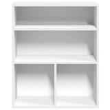 Book Cabinet White 60x30x71.5 cm Engineered Wood 860310