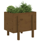 Garden Planter Honey Brown 62x50x57 cm Solid Wood Pine 825208